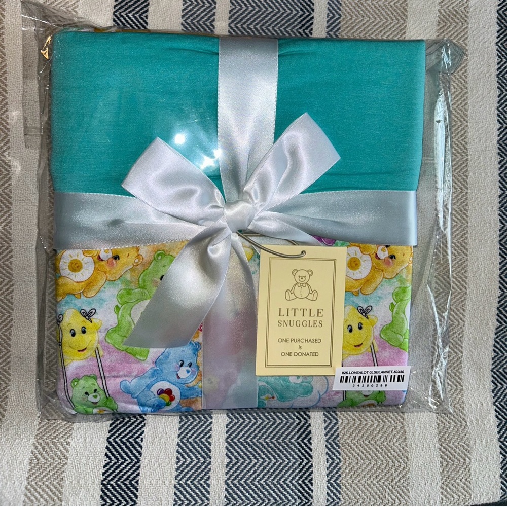Little Snuggles Love A Lot (Care Bears) Bamboo Blanket